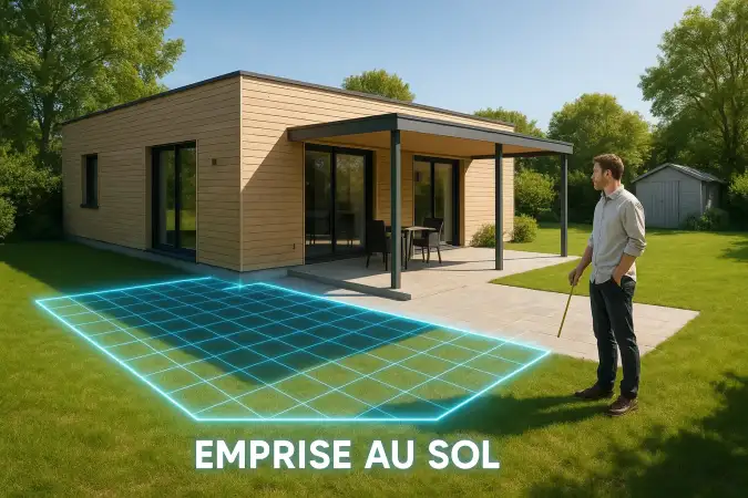 Calcul de l'emprise au sol avec le PLU
